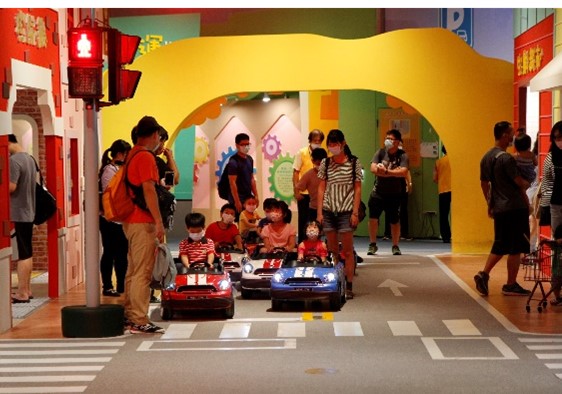 兒童電動汽機車體驗設施